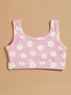 Daisies Athletic Tank 6 Daisies Athletic Tank -Toddler Clothing Store 004297 221MS24DAISY PINK FLORAL 01