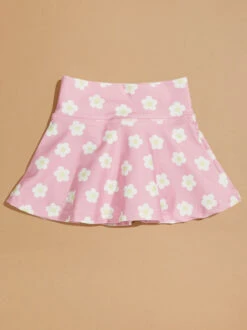 Daisies Athletic Skort 8 Daisies Athletic Skort -Toddler Clothing Store 004297 241MS24DAISY PINK FLORAL 02