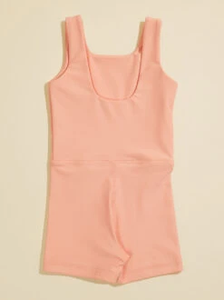 Sabrina Athletic Unitard -Toddler Clothing Store 004297 242S24SLD CORAL 01