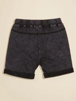 Cole Toddler Drawstring Shorts -Toddler Clothing Store 004299 240S24GWS WASHED BLACK 02